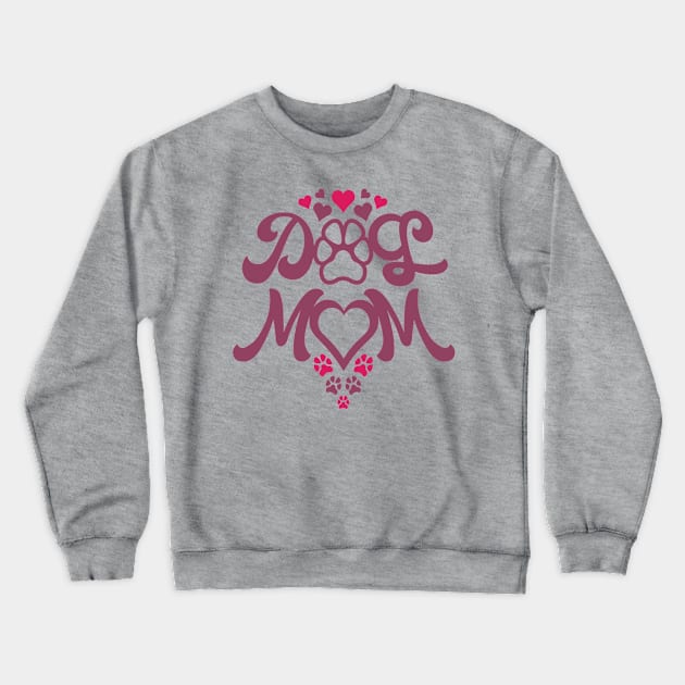 Dog Mom Crewneck Sweatshirt by DesignWise